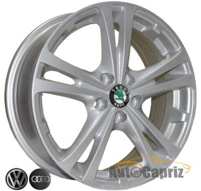 Диски Replica Skoda Z616 S R16 W6.5 PCD5x100 ET42 DIA57.1